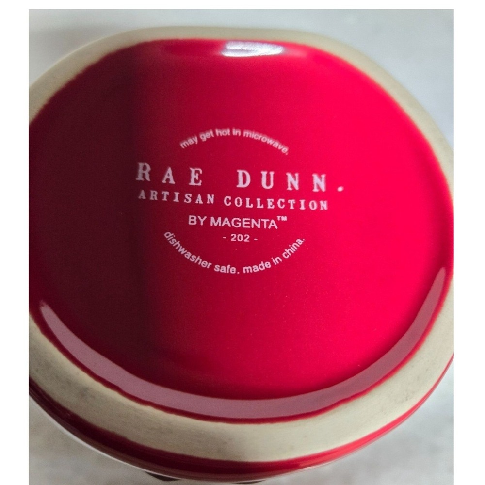 Rae Dunn BELIEVE Red Mug Artisan Collection by Magenta Christmas Coffee Cup - Picture 6 of 11